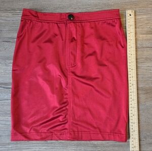 Eiko Red High Waist Mini Skirt Stretchy Bodycon Pencil Skirt Chic Y2k 90s 80s